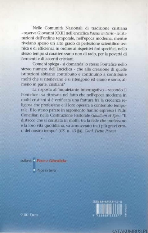 Pace in terra (j. włoski). Card. PIETRO PAVAN