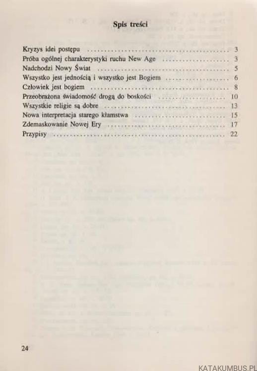 Neopogański ruch NEW AGE zagrożeniem dla życia religijnego. ks. WITOLD JEDYNAK