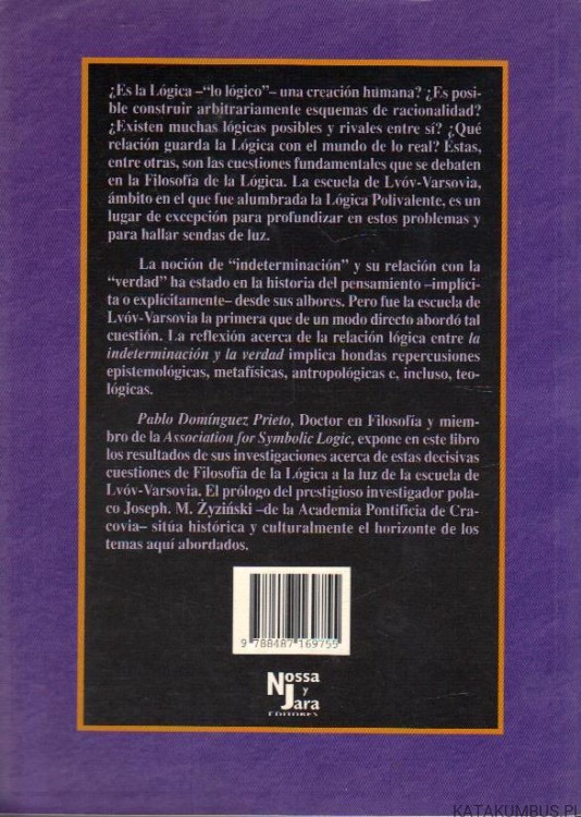 Indeterminacion y verdad. PABLO DOMINGUEZ PRIETO (j. hiszpański)