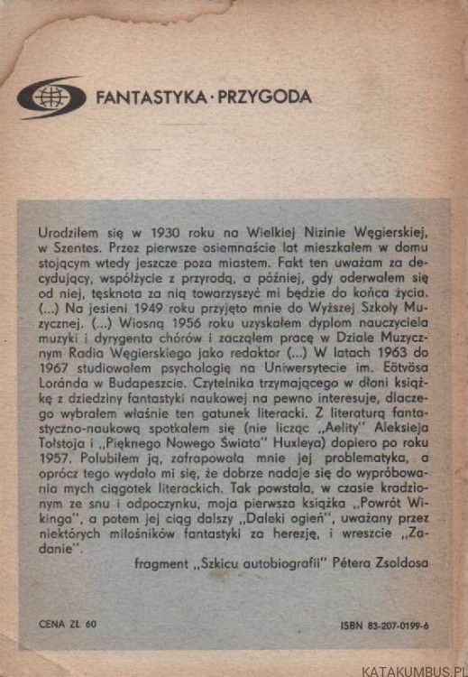 Zadanie. PETER ZSOLDOS