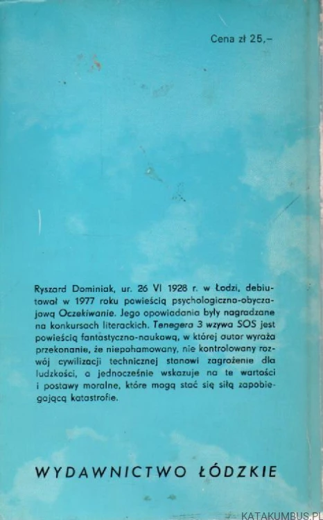 Tenegera 3 Wzywa SOS. RYSZARD DOMINIAK