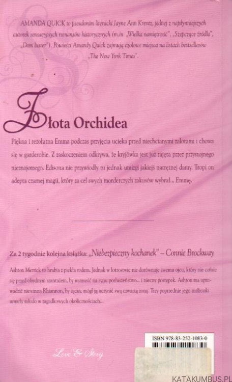 Złota orchidea. AMANDA QUICK
