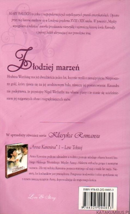 Złodziej marzeń. MARY BALOGH
