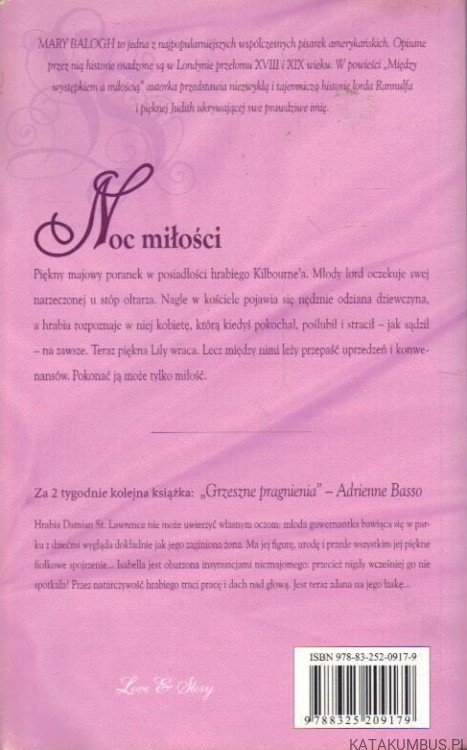 Noc miłości. MARY BALOGH