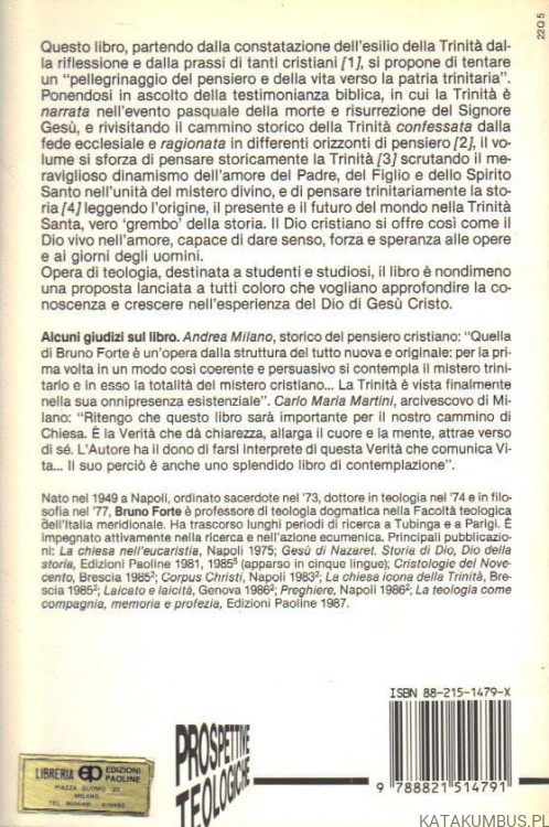 Trinita come storia. BRUNO FORTE (J. włoski)