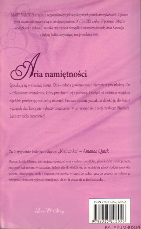 Aria namiętności. MARY BALOGH