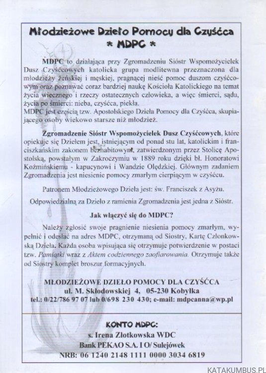 W kręgu wieczności. Śmierć, sąd, niebo, piekło, czyściec. Opr. S. ANNA CZAJKOWSKA