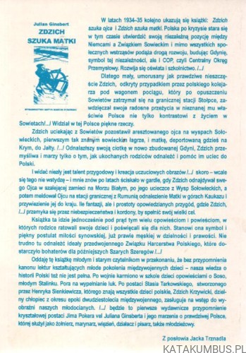 Zdzich szuka ojca. JULIAN GINSBERT