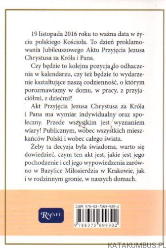 Jezus moim królem. WOJCIECH JAROŃ