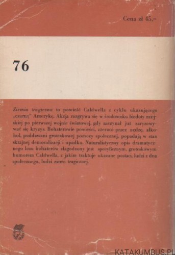 Ziemia tragiczna. ERSKINE CALDWELL