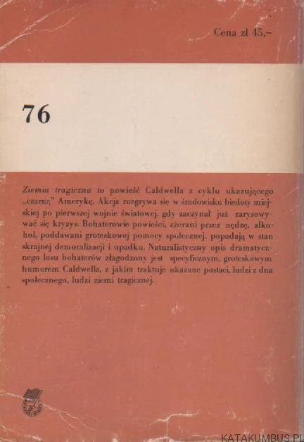 Ziemia tragiczna. ERSKINE CALDWELL