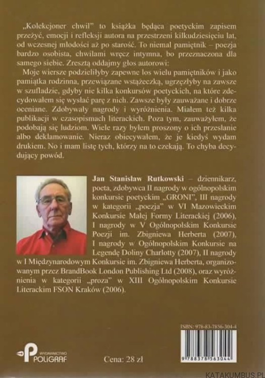 Kolekcjoner chwil. JAN STANISŁAW RUTKOWSKI