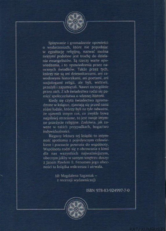 Z wiarą wiar. Rodacy wobec śmierci Jana Pawła II. PRACA ZBIOROWA