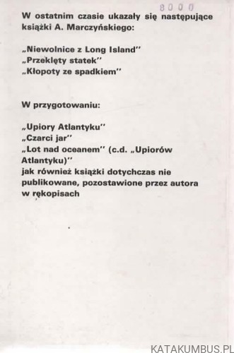 Czarny ląd. ANTONI MARCZYŃSKI