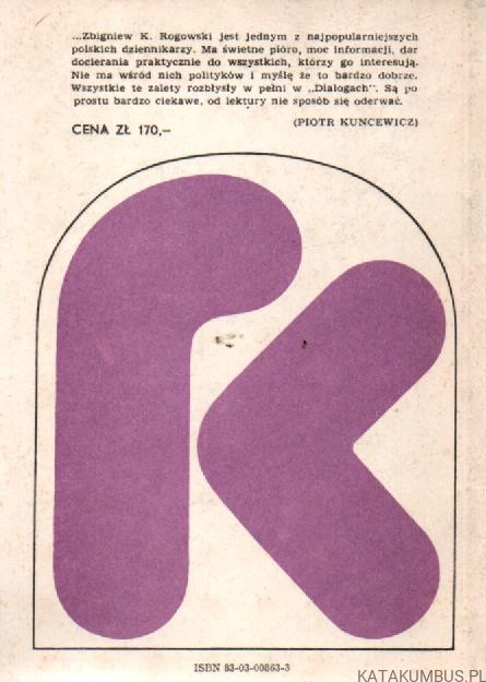 Dialogi z najsłynniejszymi ludźmi świata. ZBIGNIEW K. ROGOWSKI