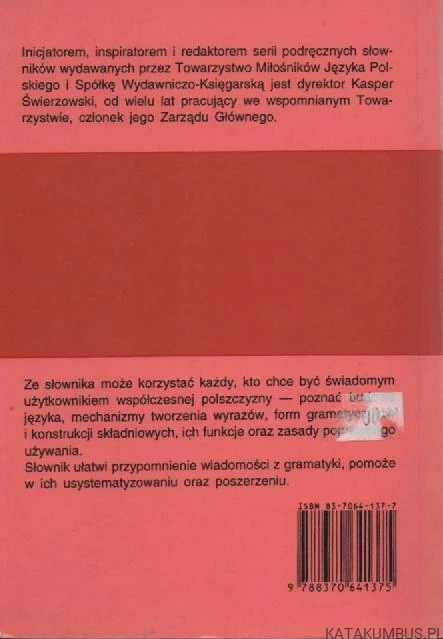 Mały słownik terminów gramatycznych. PRACA ZBIOROWA