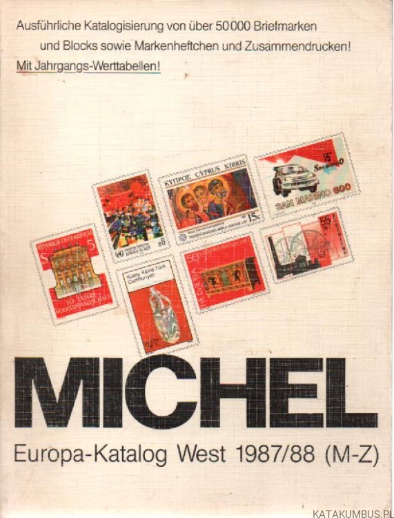 MICHEL Europa-Katalog West 1987/88 (M-Z)
