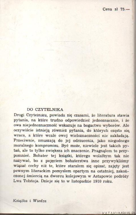 Cień karła, cień olbrzyma. WŁADYSŁAW TERLECKI