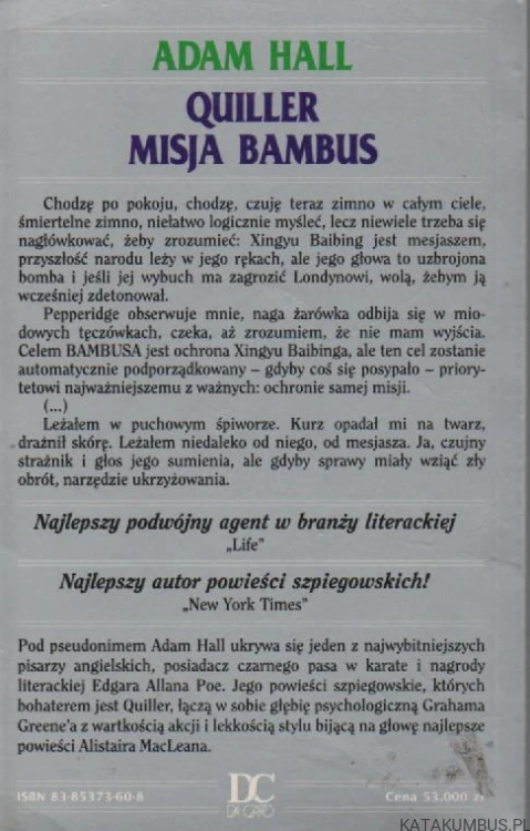 Quiller. Misja bambus. ADAM HALL