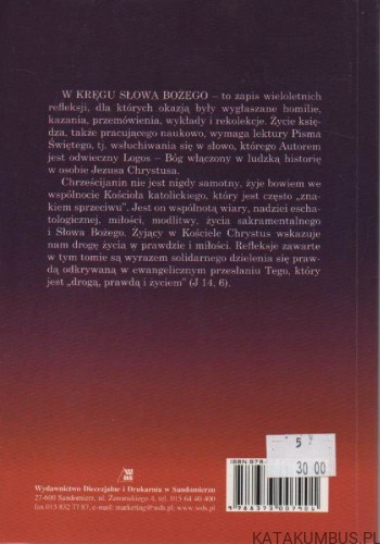 W kręgu słowa Bożego. ks. STANISŁAW KOWALCZYK