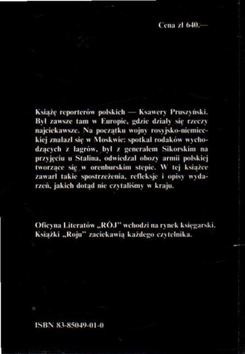 Noc na Kremlu. KSAWERY PRUSZYŃSKI
