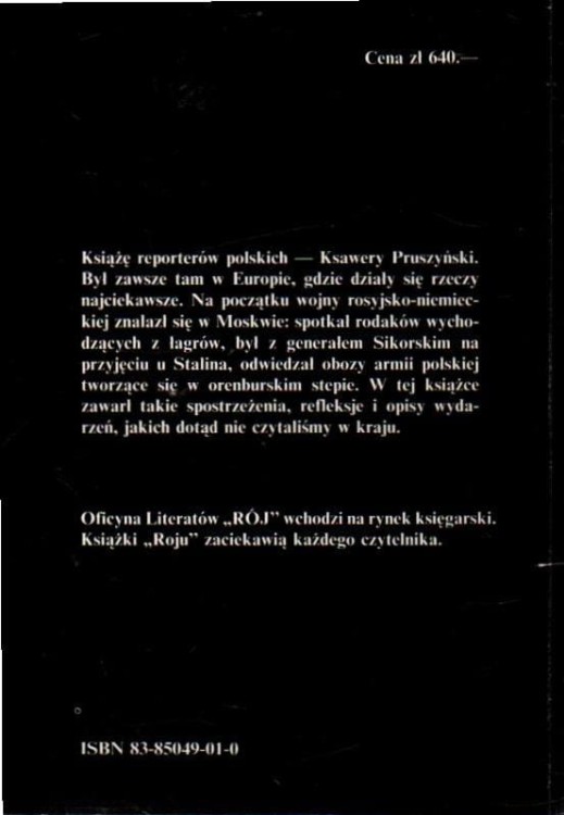 Noc na Kremlu. KSAWERY PRUSZYŃSKI