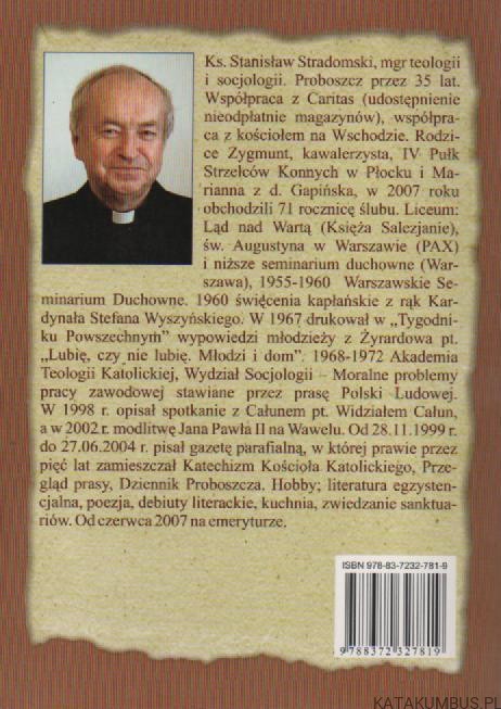 Dziennik proboszcza. ks. STANISŁAW STRADOMSKI