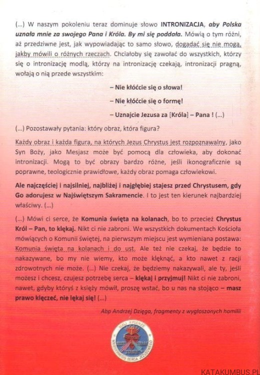 Homilie intronizacyjne. abp. ANDRZEJ DZIĘGA