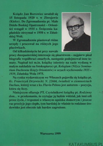 Rodzinny dom.. ks. JAN BOROWIEC fDP