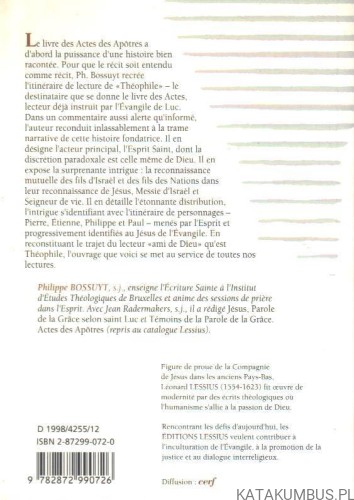 L Esprit en Actes. PHILIPPE BOSSUYT
