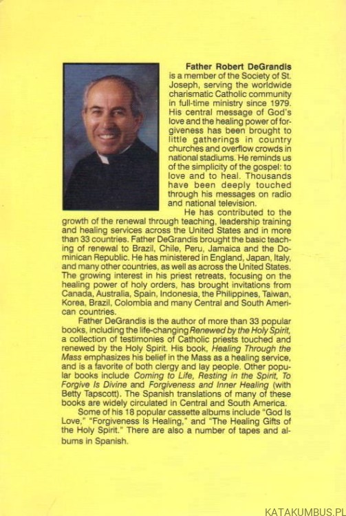 The gift of prophecy. ROBERT DEGRANDIS (j.ang.)