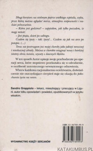 Pokochałem życie na nowo, dziennik nowego narodzenia. SANDRO GRAPPIOLO