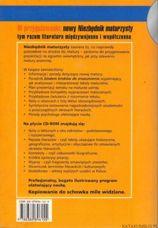 Niezbędnik maturzysty.  MONIKA ULATOWSKA