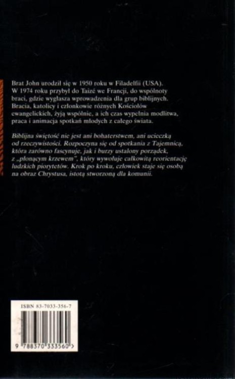 Przygoda ze świętoscią. BRAT JOHN Z TAIZE