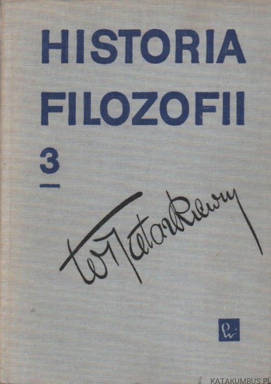 Historia filozofii tom III. WŁADYSŁAW TATARKIEWICZ