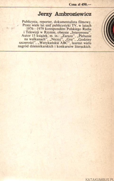 Aniołowie Śmierci. JERZY AMBROZIEWICZ
