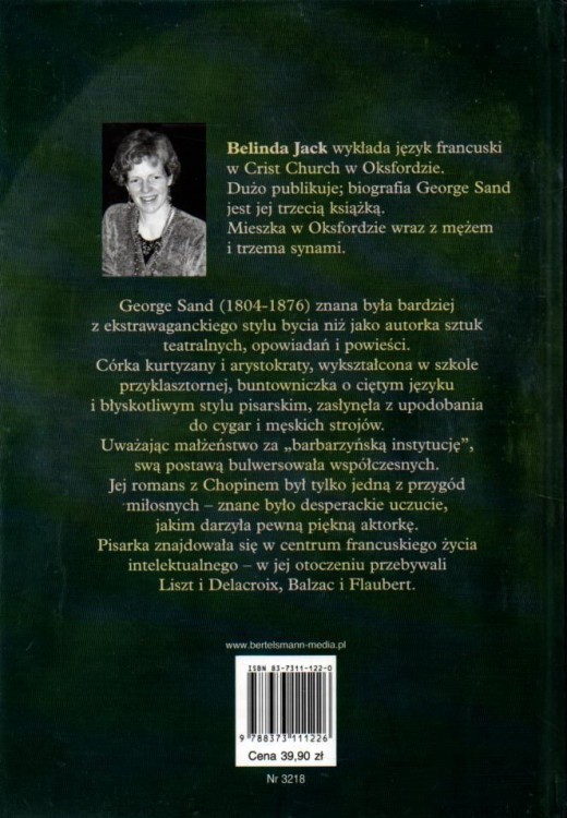 George Sand. BELINDA JACK