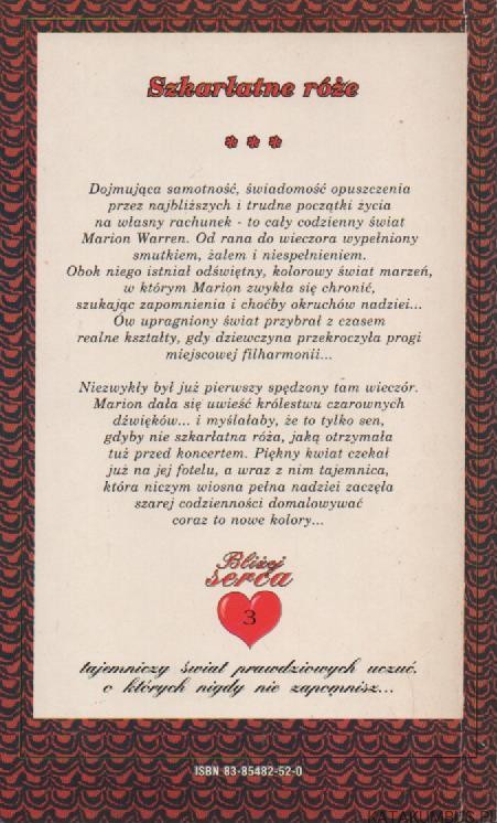 Szkarłatne róże. GRACE LIVINGSTON HILL
