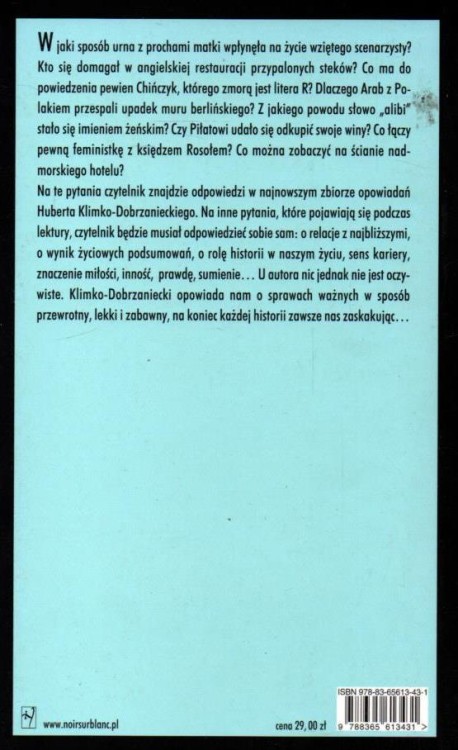 Dżender domowy i inne historie. HUBERT KLIMKO-DOBRZANIECKI