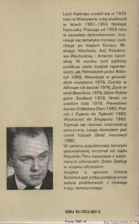 Spór o Grenadiera Schimka. LECH NIERKASZ.