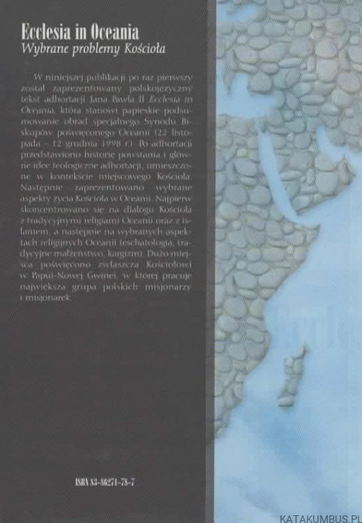 Ecclesia in Oceania. PRACA ZBIOROWA