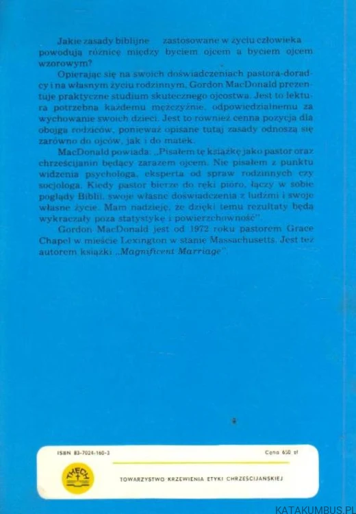 Wzorowy ojciec. GORDON MACDONALD