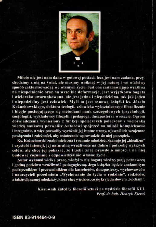 Młodzież i miłość. JÓZEF KOŻUCHOWSKI