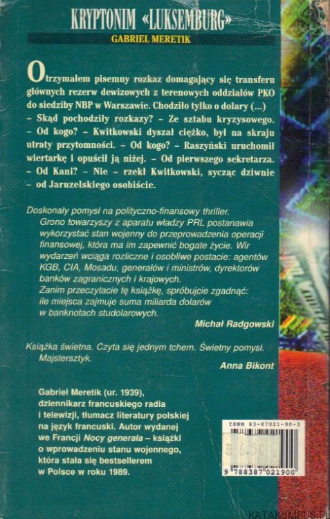 Kryptonim Luksemburg. GABRIEL MERETIK