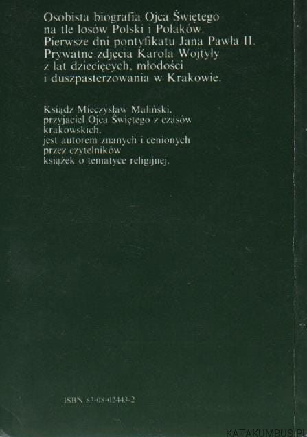 Droga do Watykanu. ks. MIECZYSŁAW MALIŃSKI