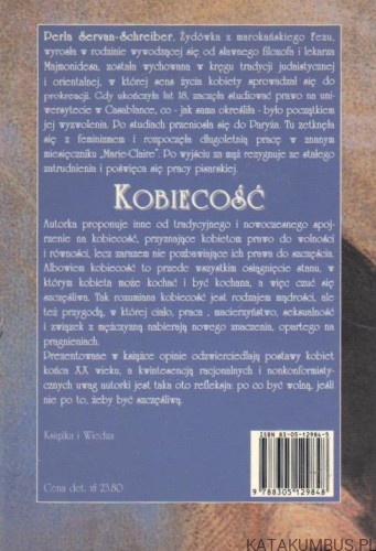 Kobiecość. PERLA SERVAN-SCHREIBER