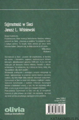 S@motność w Sieci. JANUSZ L. WIŚNIEWSKI