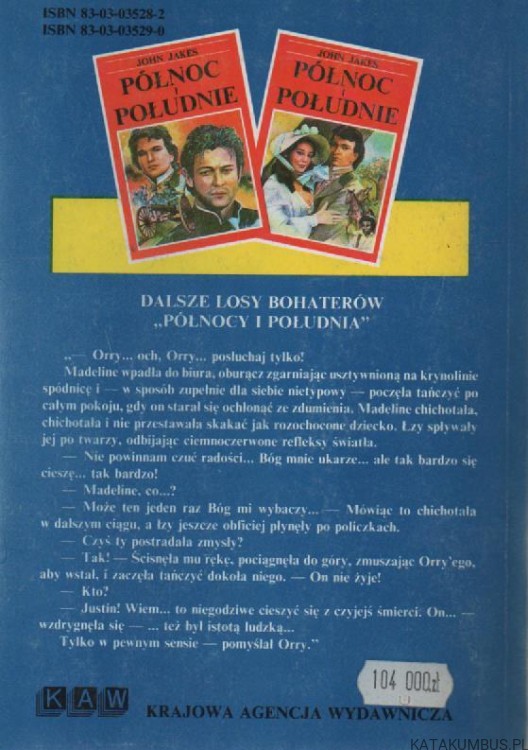 Miłość i wojna. Tom I. JOHN JAKES