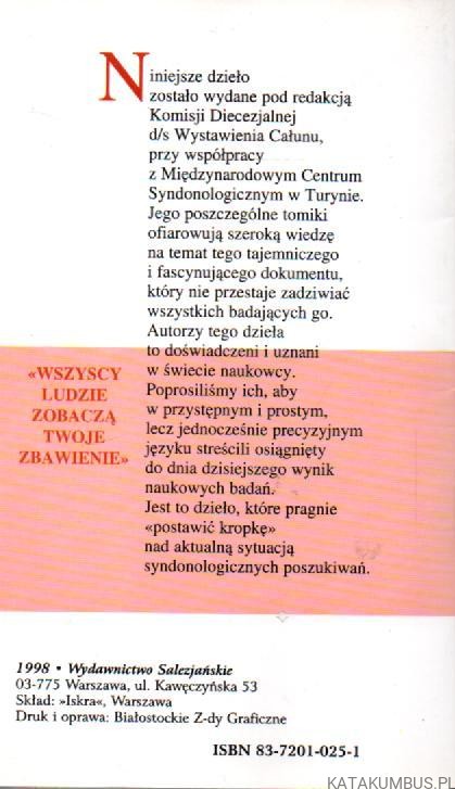 Wizerunek na Całunie. NELLO BALOSSINO