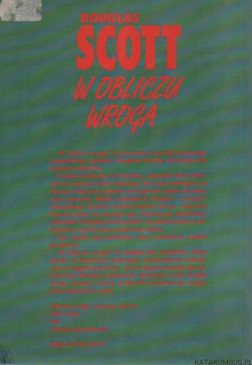 W obliczu wroga. DOUGLAS SCOTT